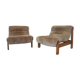 Paire de fauteuils en cuir