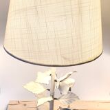 Vintage white flower lamp