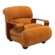 Italian Armchair Chenille 1970s