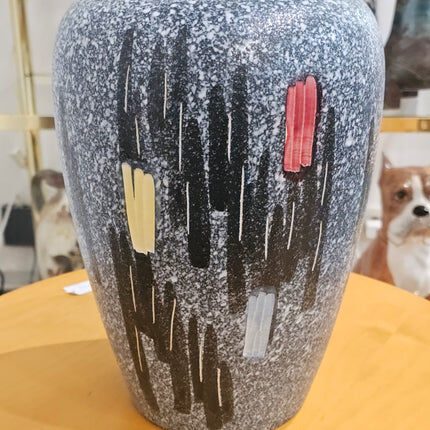 Large ceramic vase Scheurich abstract decor - 1960s