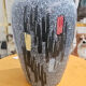 Large ceramic vase Scheurich abstract decor - 1960s