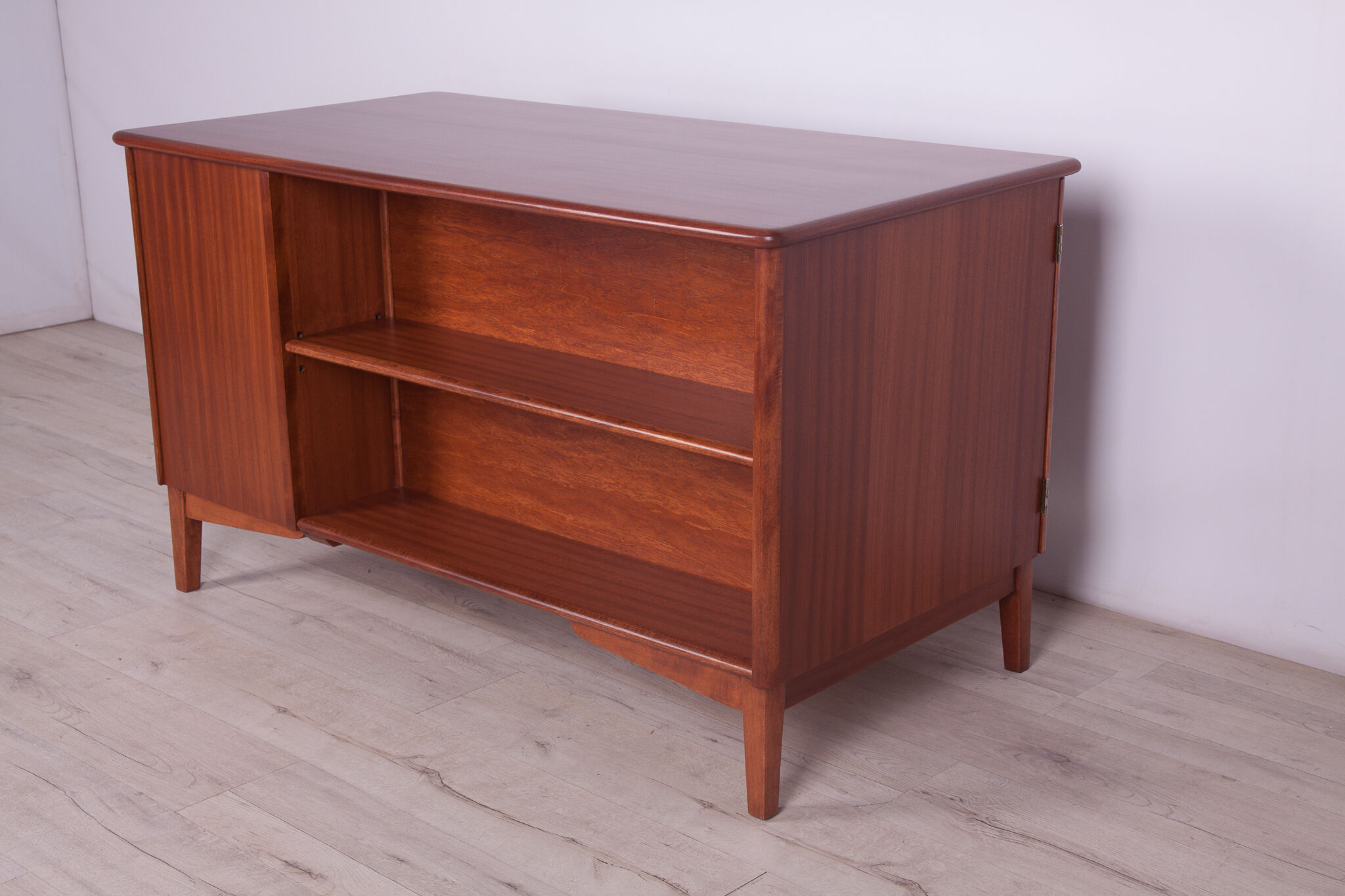 Art Deco Freestanding Teak Desk, 1960s