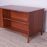 Art Deco Freestanding Teak Desk, 1960s