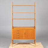 Multifunction teak bookcase 1960 Denmark