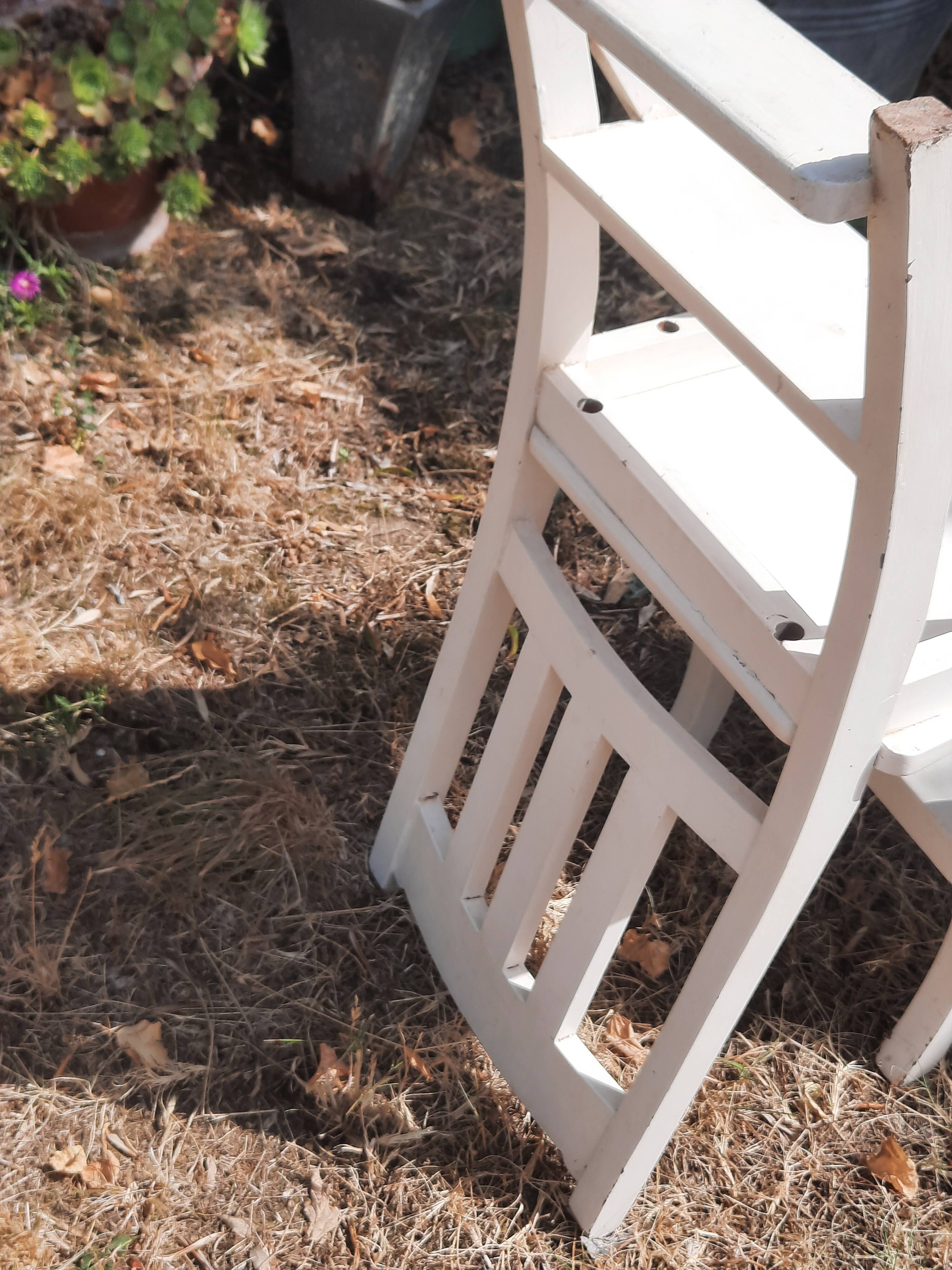 step stool/library chair