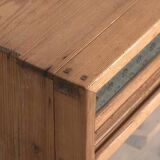 Old Japanese cedar wardrobe – Taishō / Shōwa period (c. 1912-1945) #32