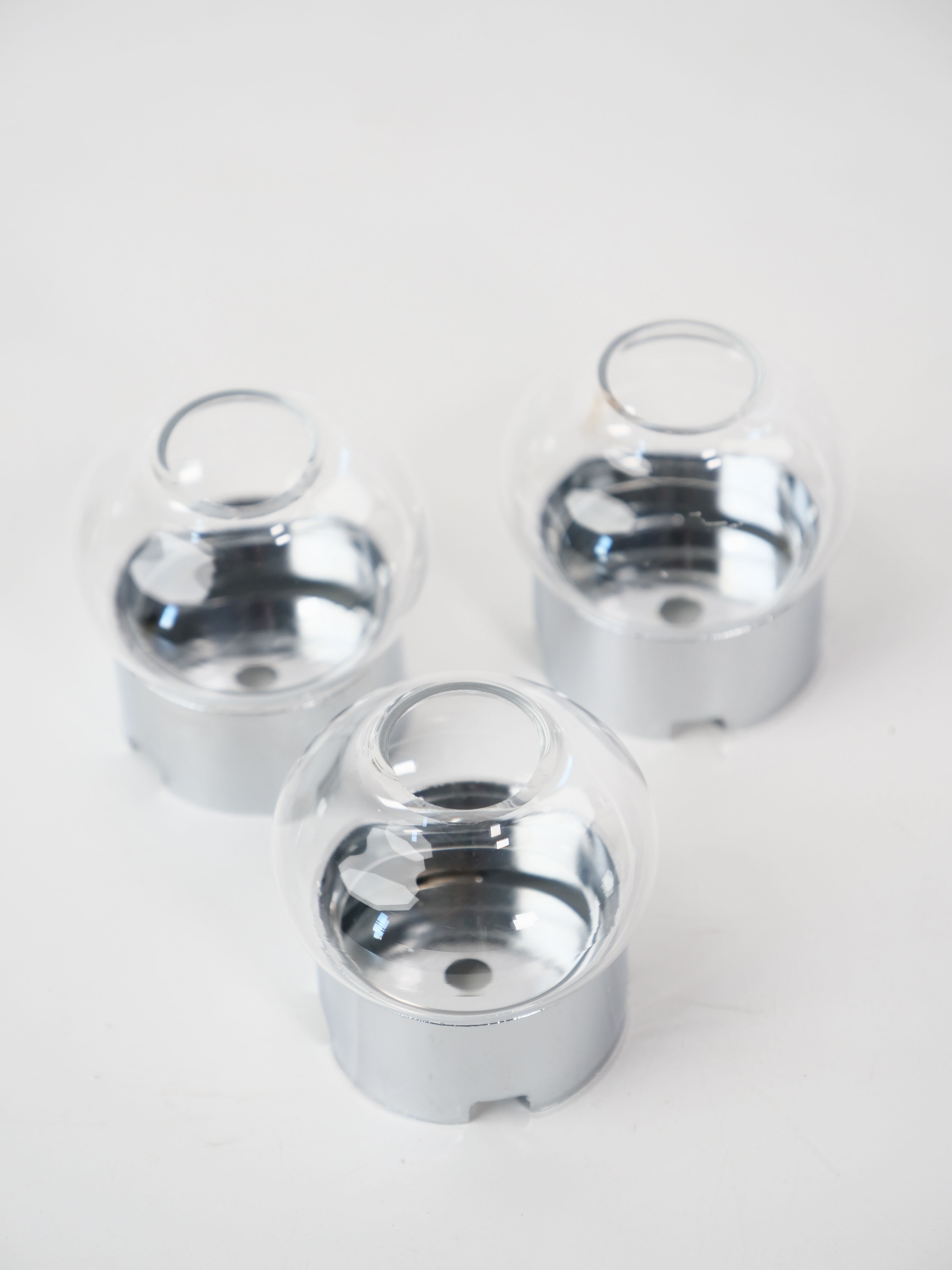 Swedish design candle holders Boda in trio