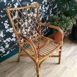 Rattan armchair
