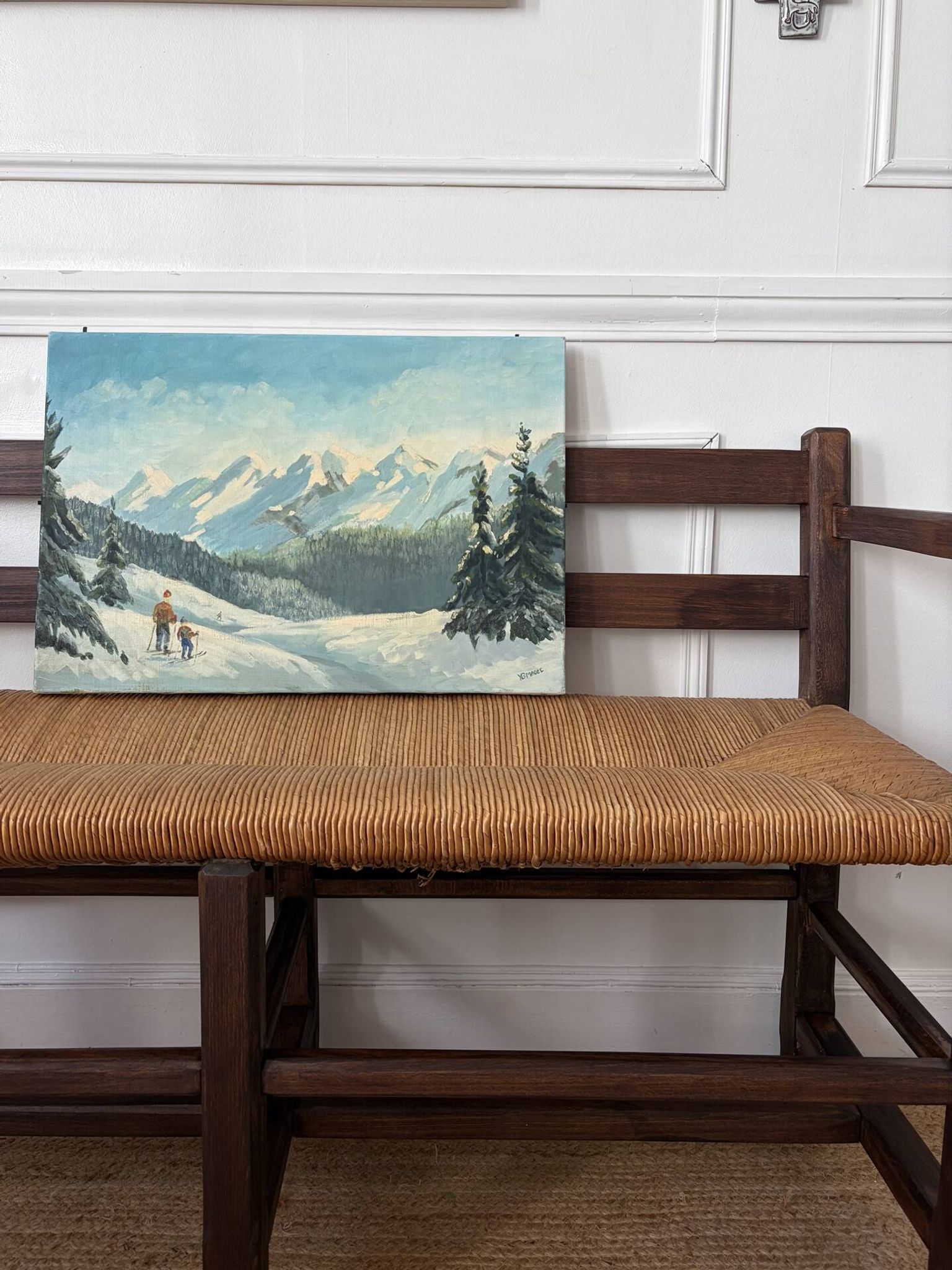 Oil painting landscape signed 40cm x 55cm