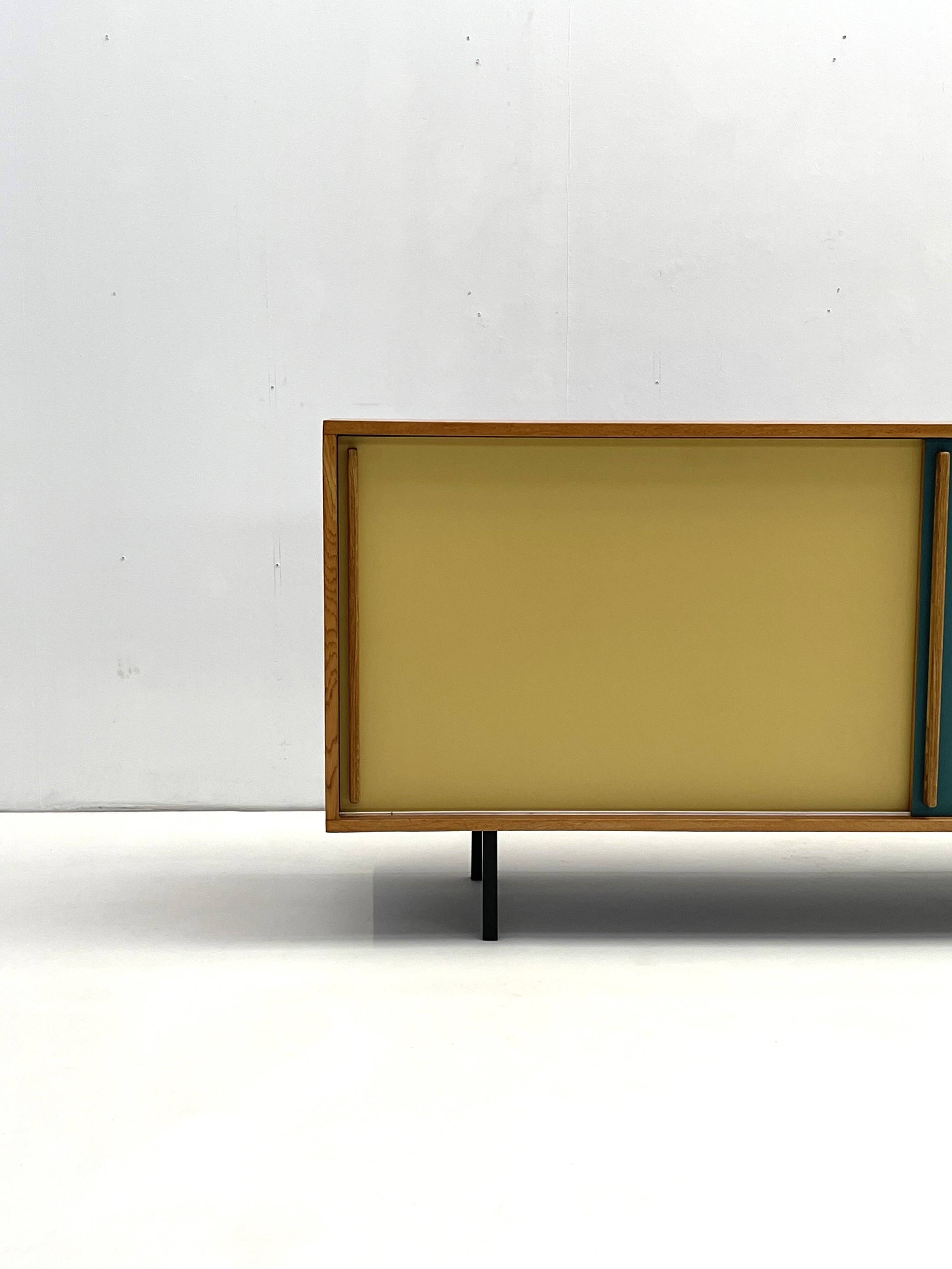 Belgium oak customized sideboard from 1960's