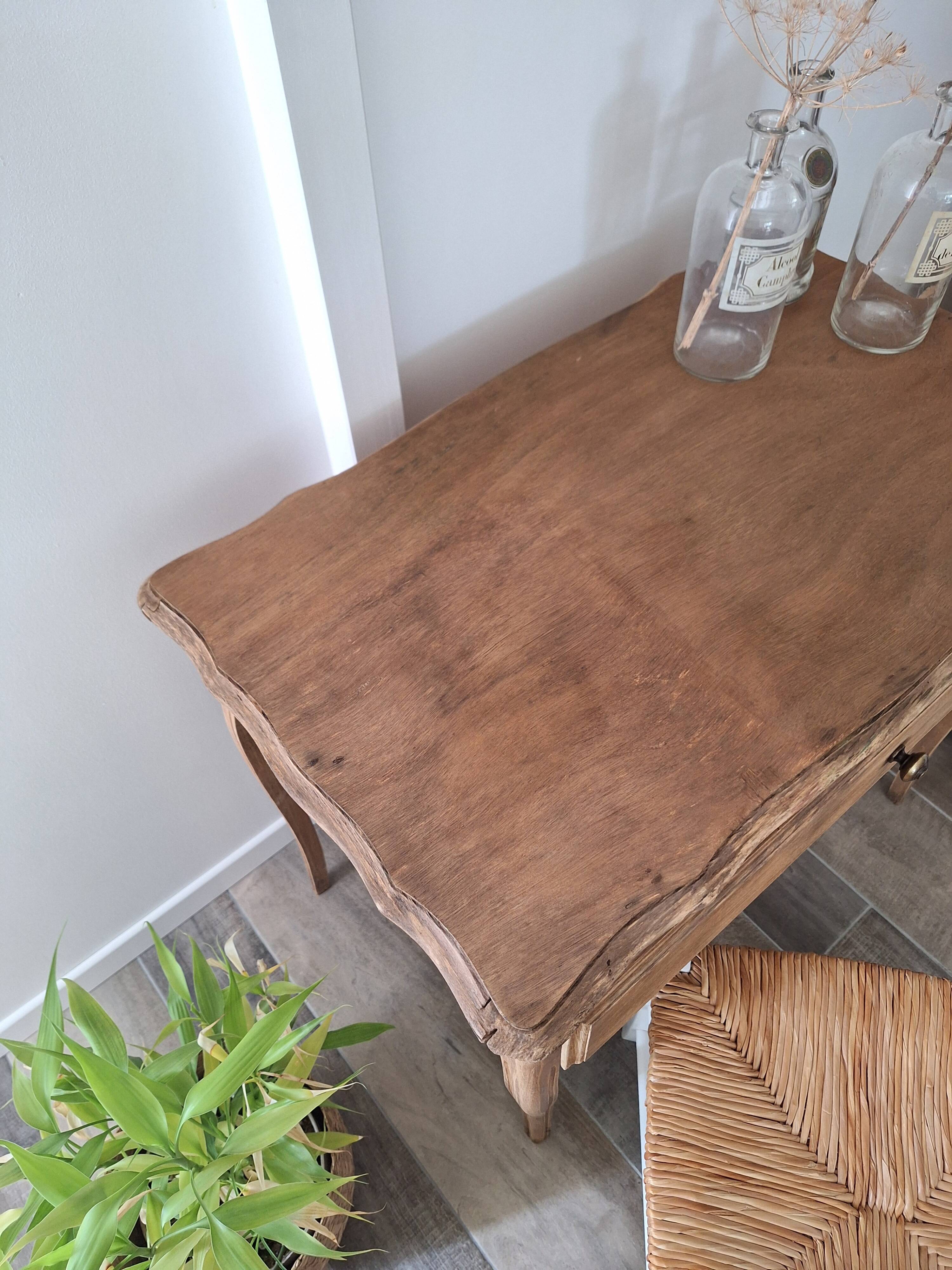 Wooden console desk