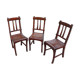 3 brewery chairs early twentieth century
