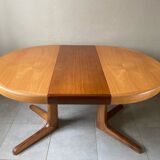 Vintage Baumann table with 2 extensions