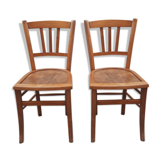 Pair of bistro chairs