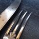 Service à decouper Argent poinçon Minerve Louis XVI