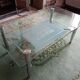 Glass coffee table, two tops 110X65 cm