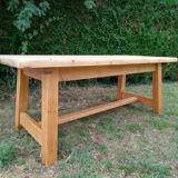 Solid oak farmhouse table