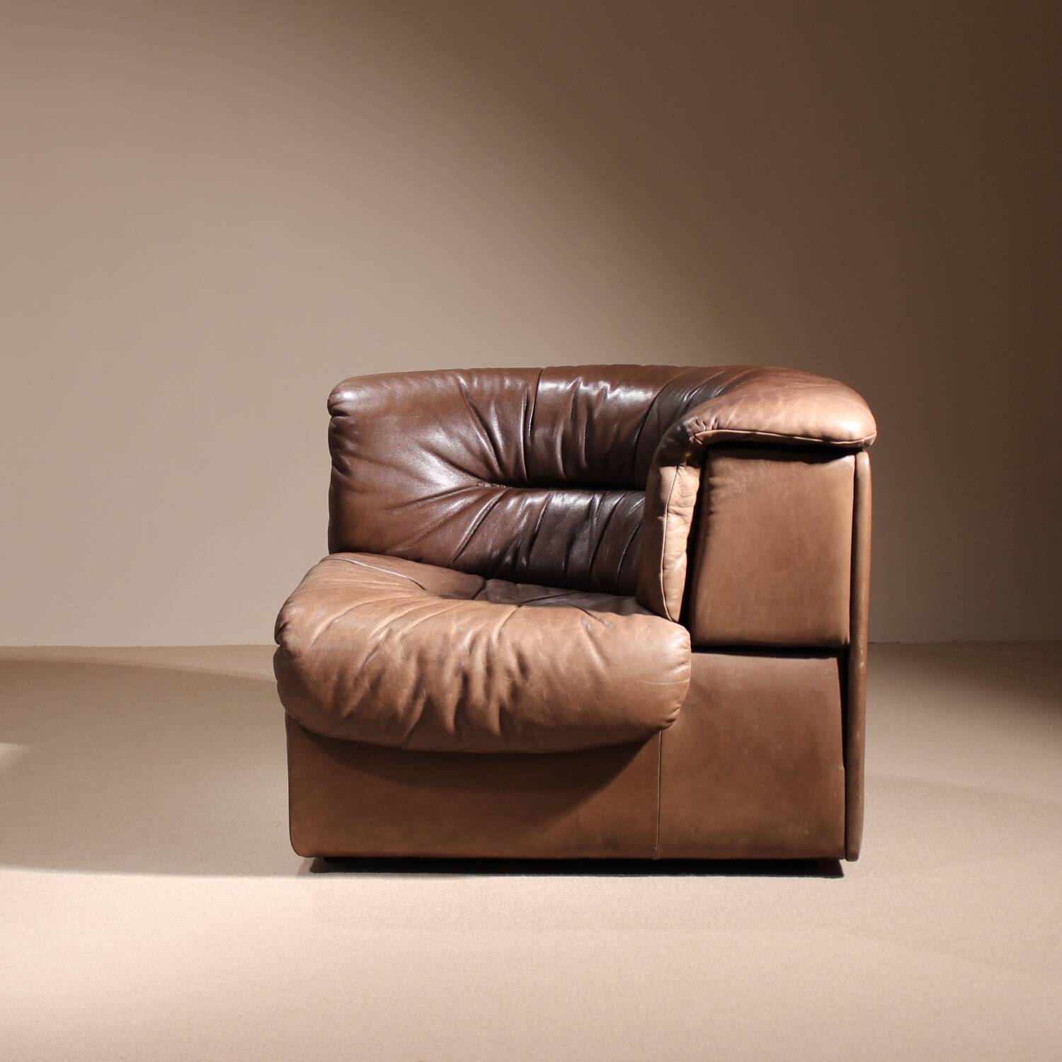Canapé en cuir modulaire 'DS-14' par De Sede | Suisse années 1970