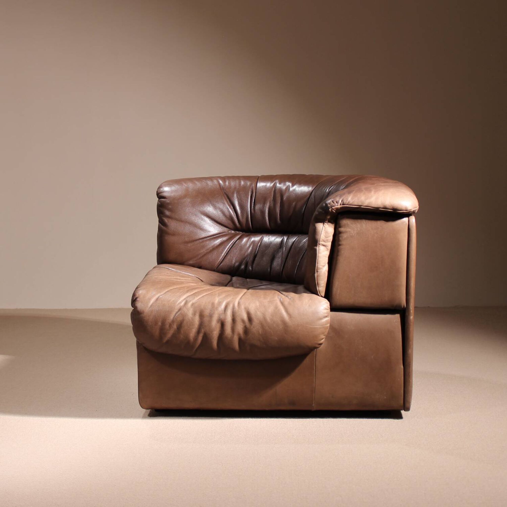 Modular Leather Sofa ‚DS-14‘ by De Sede | Switzerland 1970s
