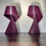 Pair of Ribbon lamps
