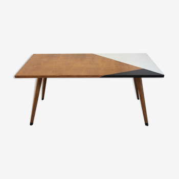 Table basse en bois des années 50