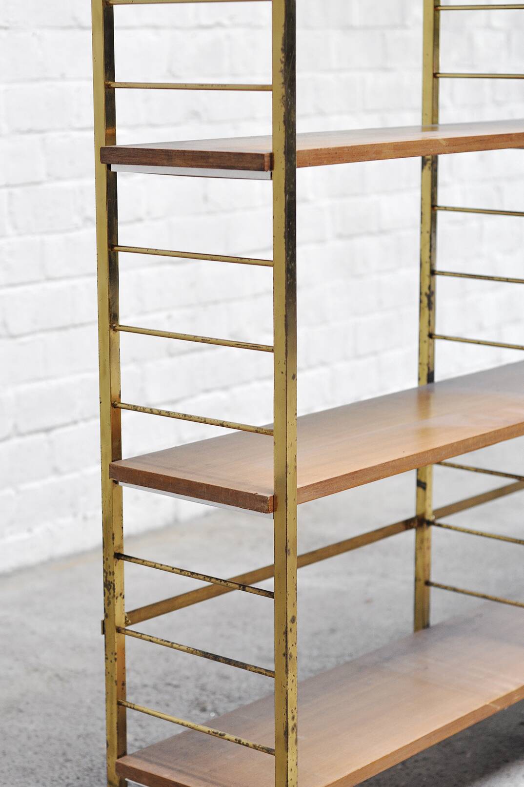 Mid-century Italian Bookcase Or Shelving Unit, 1960's