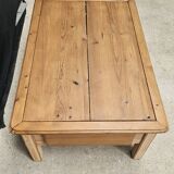Scandinavian pine 4-drawer coffee table