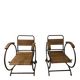 Fauteuils bois et métal