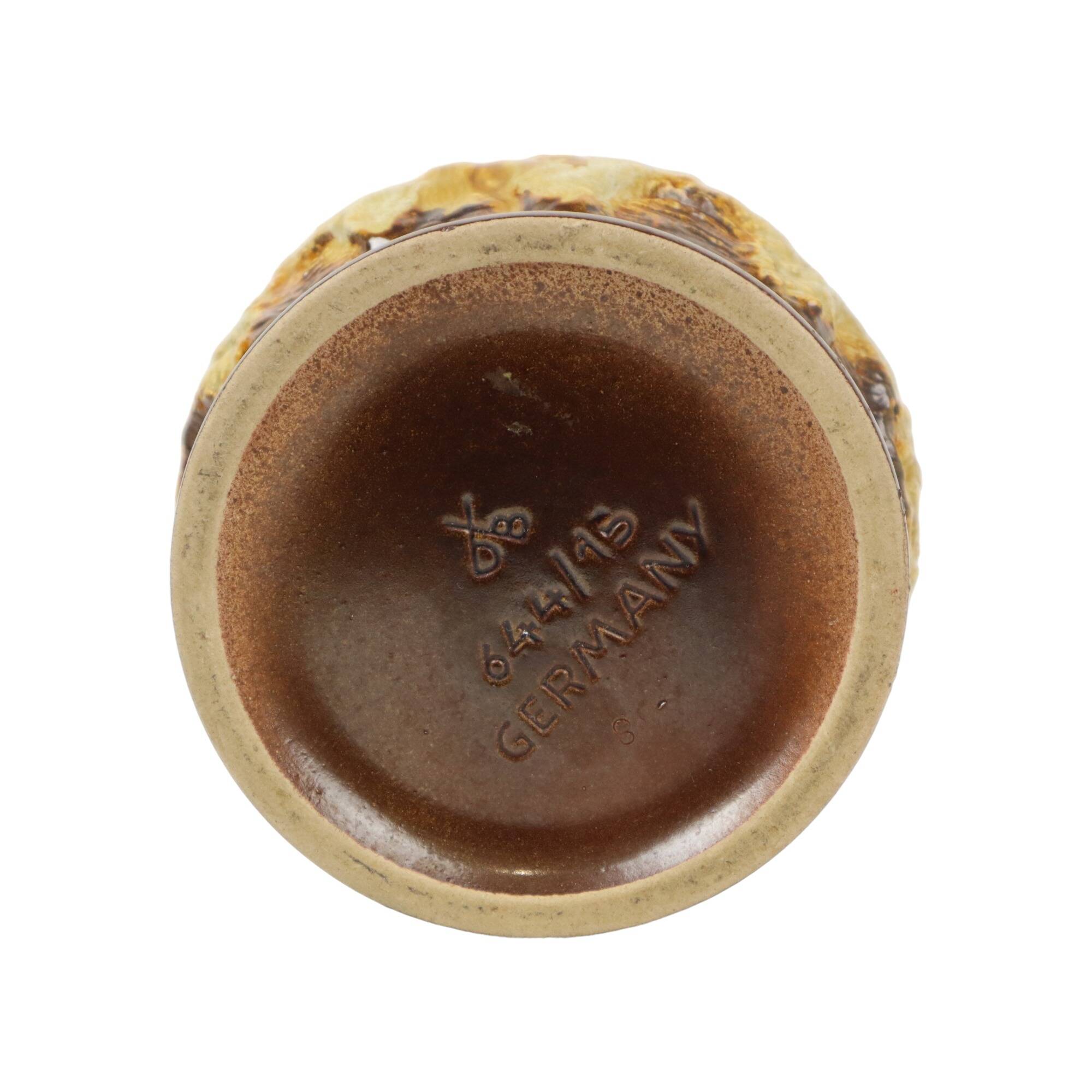 Small Fat Lava Vase Dumler Breiden West Germany Pottery 644-15