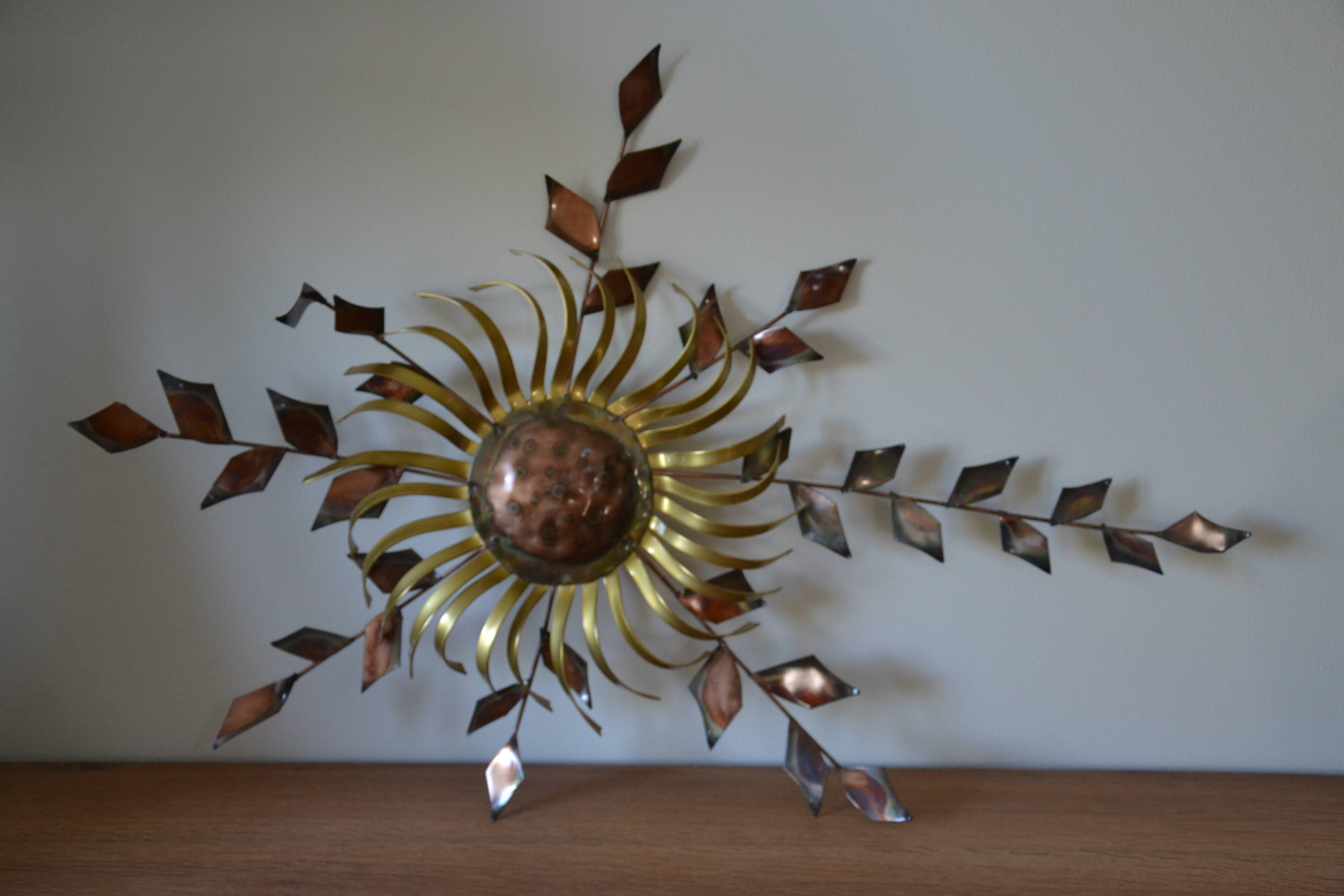 Chiseled metal sculpture