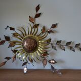 Chiseled metal sculpture