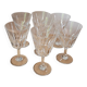 Lot de 7 verres à vin Baccarat Côte d'Azur