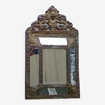 Miroir a parecloses xixe style louis xiv