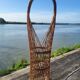 Woven wicker Japanese flower basket • Suruga Sensuji style
