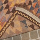 Tapis d'orient ancien kilim 346 x 184 cm