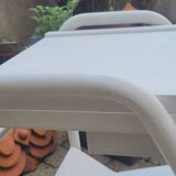 50s boarding school bedside table