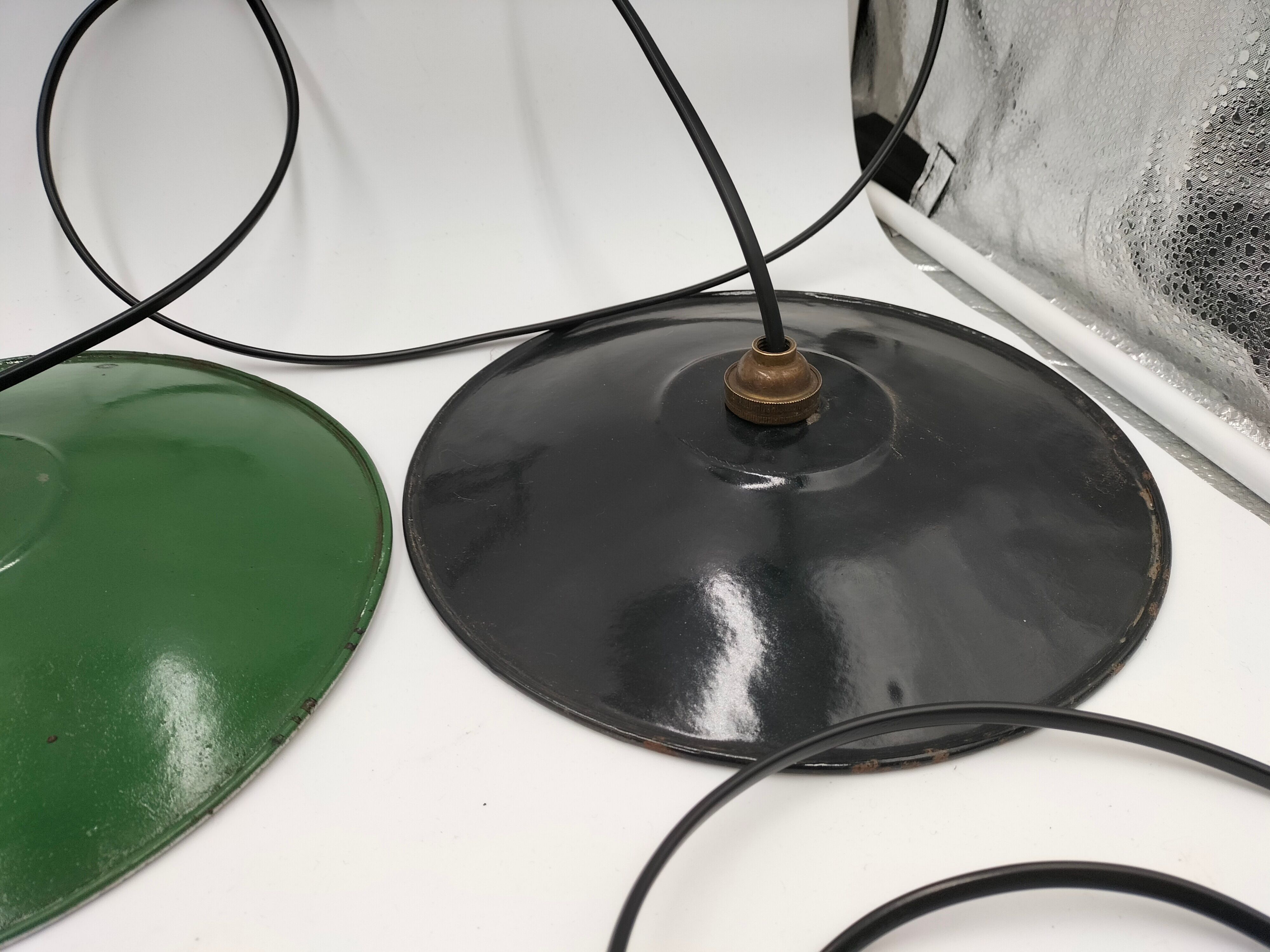 Enamelled old lamp series