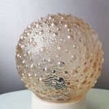 60s glass mid-century ceiling light