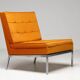Rare Florence Knoll model 65 armchair, 1956