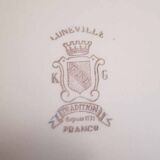 9 KG Lunéville earthenware plates