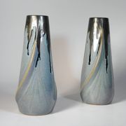 Pair of Art Nouveau style ceramic vases