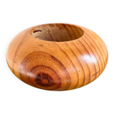 Vintage wooden candle holder