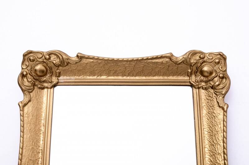 Mirror in a gold frame, Western Europe.