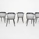 Set of five Yngve Ekstrom for Pastoe FH01 dining room chairs, The Netherlands 1960's