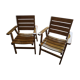 2 fauteuils Sodibois