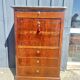 Mahogany drop-leaf secretary, Louis Philippe