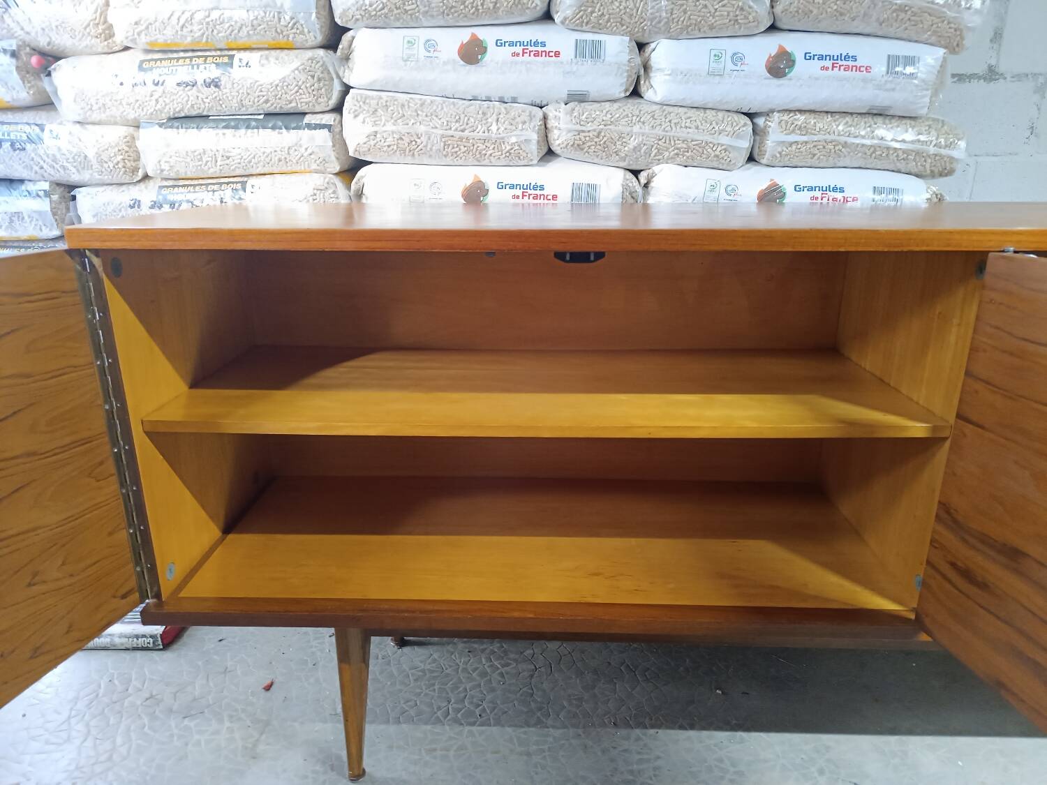 Vintage Scandinavian teak sideboard