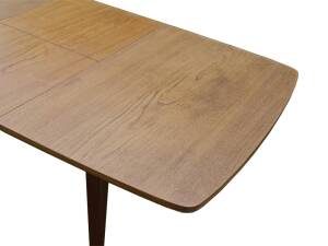 Vintage Scandinavian extendable dining table in teak from the 1950s.