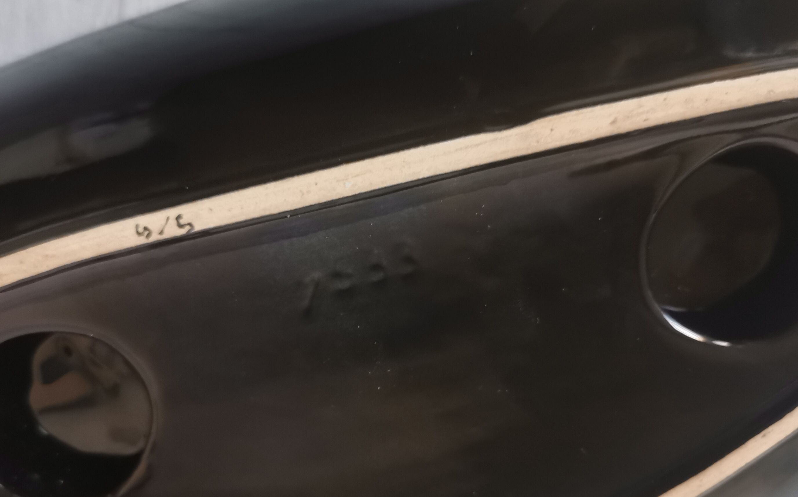 Empty vintage pocket mold