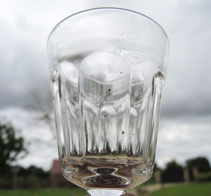 6 stemmed glasses arc france style xviii h 15,7 cm